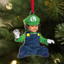Load image into Gallery viewer, Personalized Kids&#39; Christmas Tree Ornaments - Custom Photo Design Ornament PopCulturePrints
