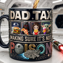 Load image into Gallery viewer, Dad Tax Magic Coffee Mug - Customized Gifts for Dad and Grandpa Coffee Mug PopCulturePrints
