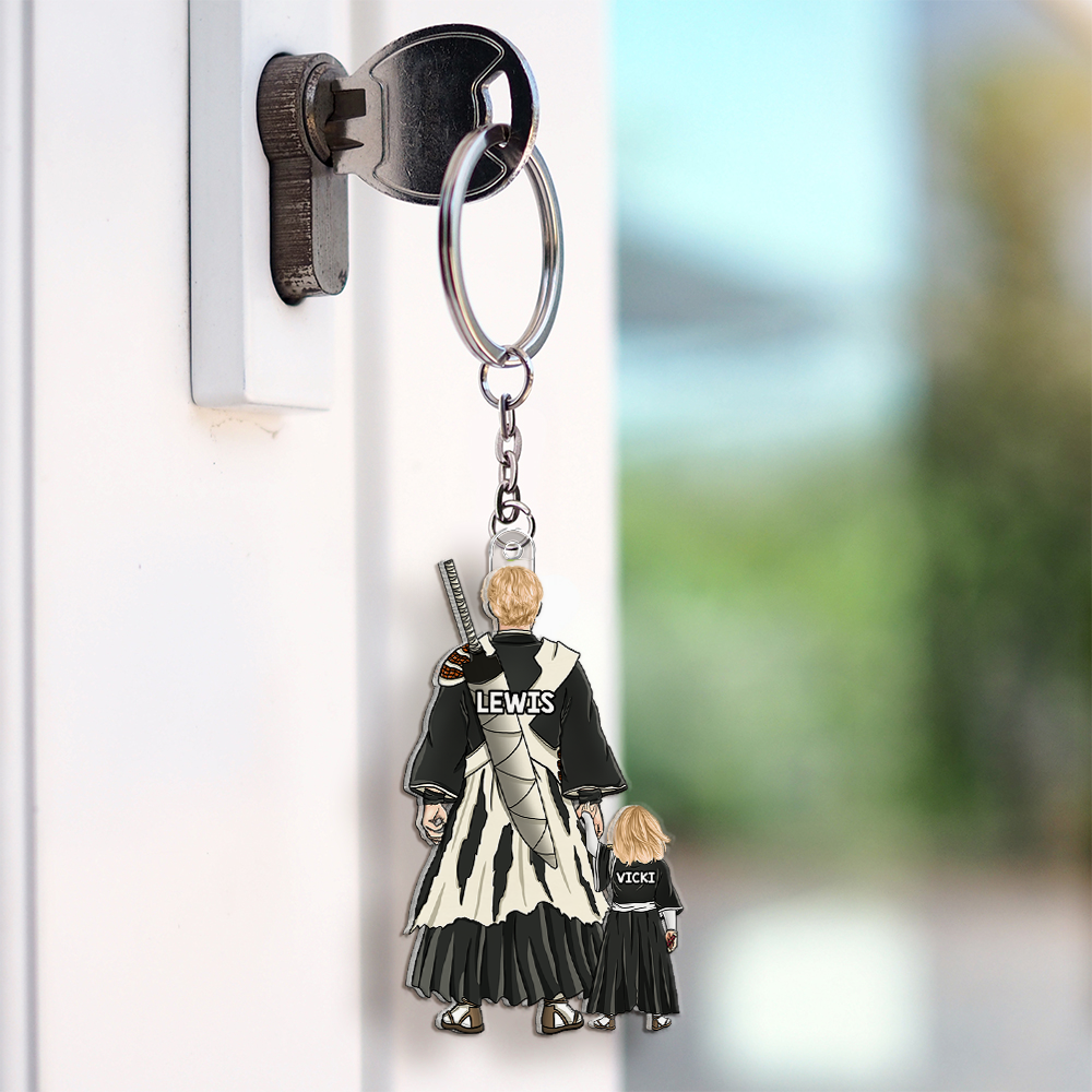 “Forever Your Dad” – Personalized Dad Keychain for Every Occasion Keychains PopCulturePrints