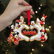 Load image into Gallery viewer, Love is in the Hands - Personalized Cute Heart Hands Ornament - Perfect Gift for Grandma, Mom, and Loved Ones Ornament PopCulturePrints
