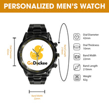 Load image into Gallery viewer, Ignite Your Passion: Welder Men's Watch - Personalized Gift for Him Men's Watch PopCulturePrints
