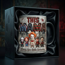 Load image into Gallery viewer, Mama’s Little Horror - Personalized Coffee Mug for Moms Who Love the Spooky Coffee Mug PopCulturePrints
