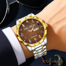 Load image into Gallery viewer, Level Up Your Time - Personalized Men's Watch for Gamers Men's Watch PopCulturePrints
