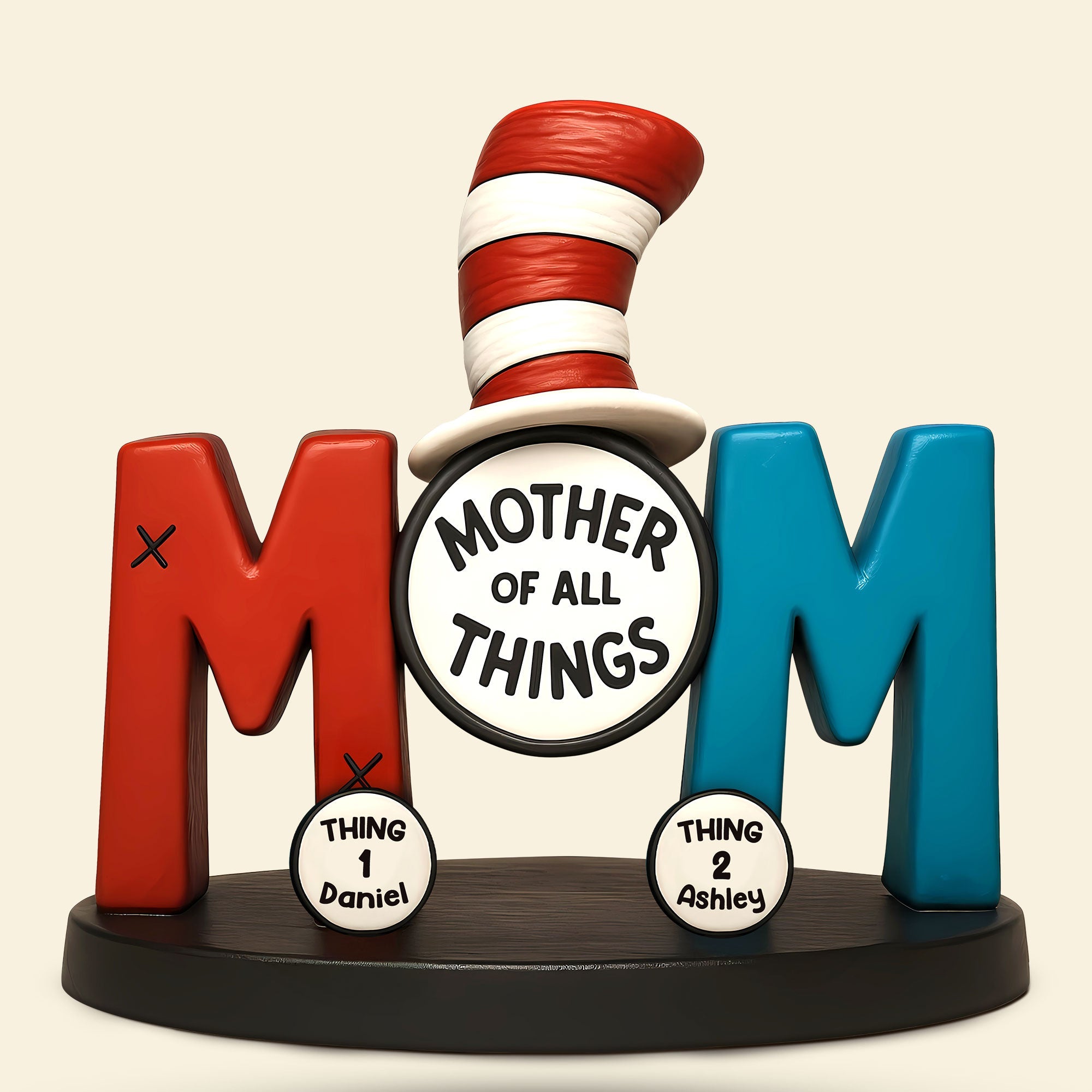 Mother of All Things - Personalized Gifts for Mom Shaped Plaques PopCulturePrints