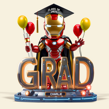Load image into Gallery viewer, Graduation Iron Plaque - Personalized Gift For Graduates Shaped Plaques PopCulturePrints

