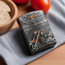 Load image into Gallery viewer, Ignite Your Spirit - Fire Beast Motorcycle Lighter - Personalized Gift for Bikers Lighter PopCulturePrints
