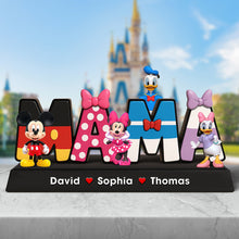 Load image into Gallery viewer, Mama&#39;s Joy - Personalized Cartoon Acrylic Plaque - Perfect Gift for Moms and Grandmas Shaped Plaques PopCulturePrints
