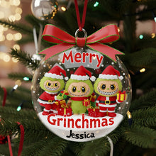 Load image into Gallery viewer, &quot;Bring Joy this Holiday Season with Our Cute Xmas Monster Ornament&quot; - Personalized Christmas Gift for Friends, Family, Kids Ornament PopCulturePrints
