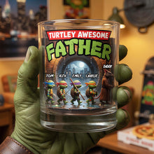 Load image into Gallery viewer, “Celebrate His Awesomeness” - Custom Hero Father Glass Mug - Perfect Gift for Dad &amp; Grandpa Glass PopCulturePrints
