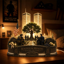 Load image into Gallery viewer, Rooted in Memory - 911 Memorial Acrylic Light Box - Personalized Gifts for Remembrance
