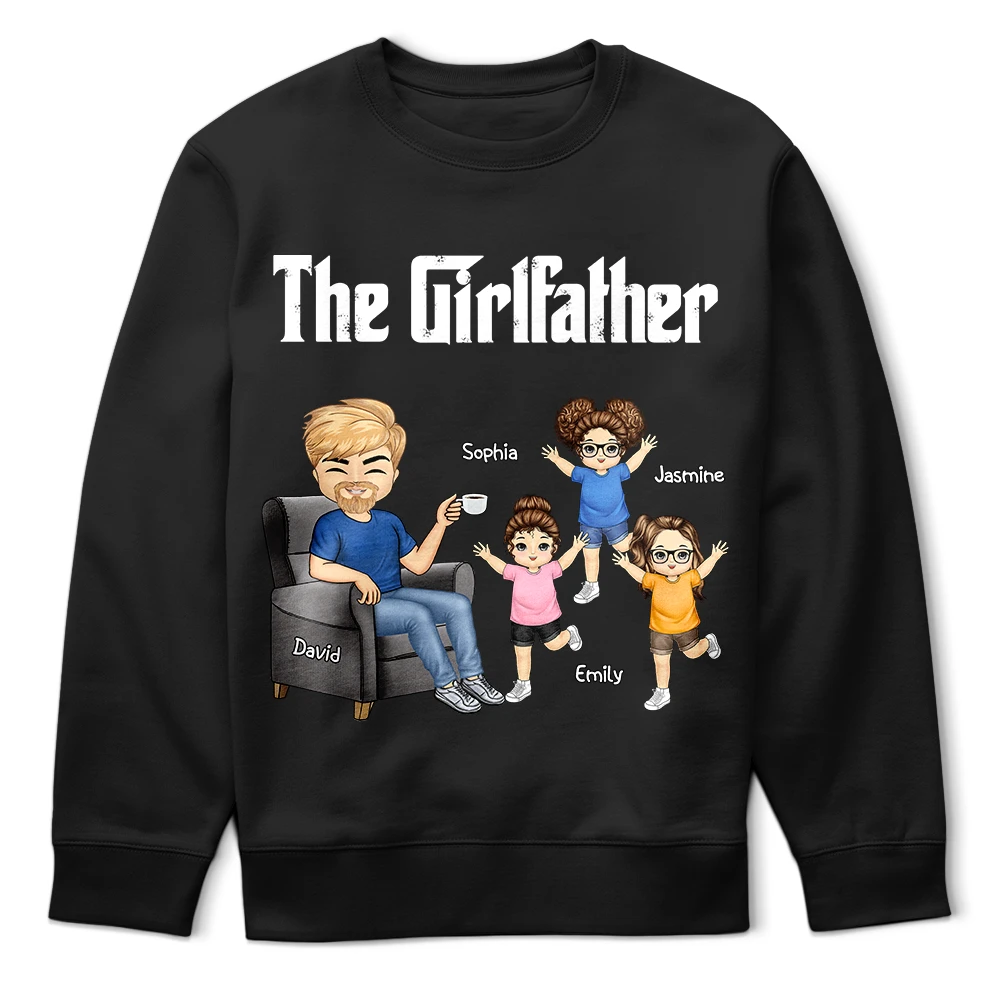 The Girlfather - Custom Personalized T-Shirt for Dads T-shirt PopCulturePrints