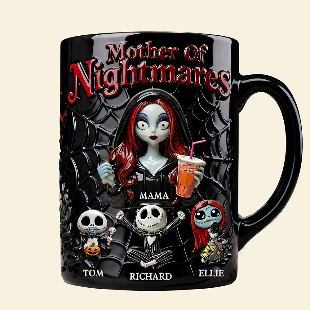 "Embrace the Spooky Spirit!" - Spooky Coffee Accent Mug - Personalized Gifts for Moms & Grandmas Coffee Mug PopCulturePrints