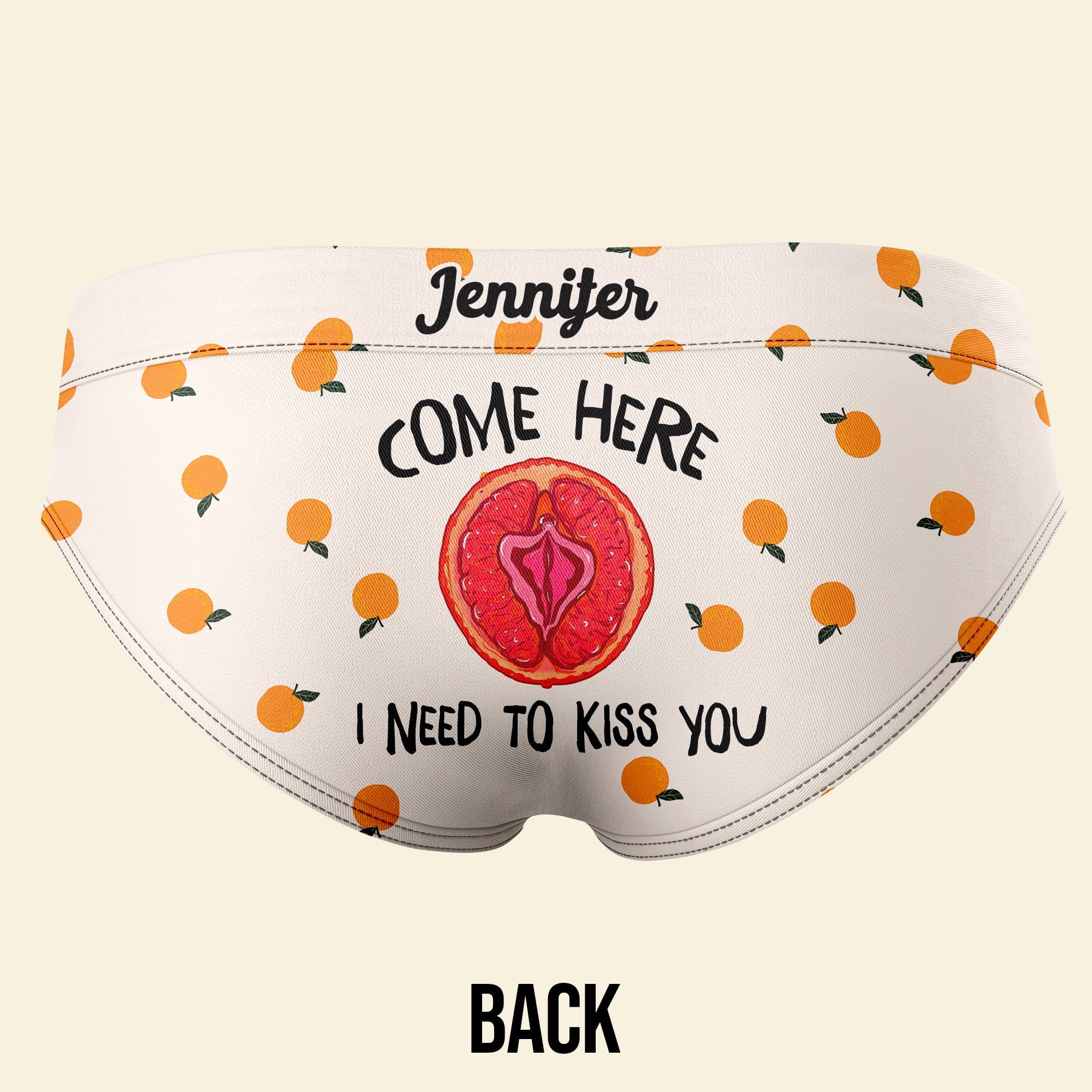 Personalized Women's Briefs - I Need To Kiss You Boxer Briefs PopCulturePrints