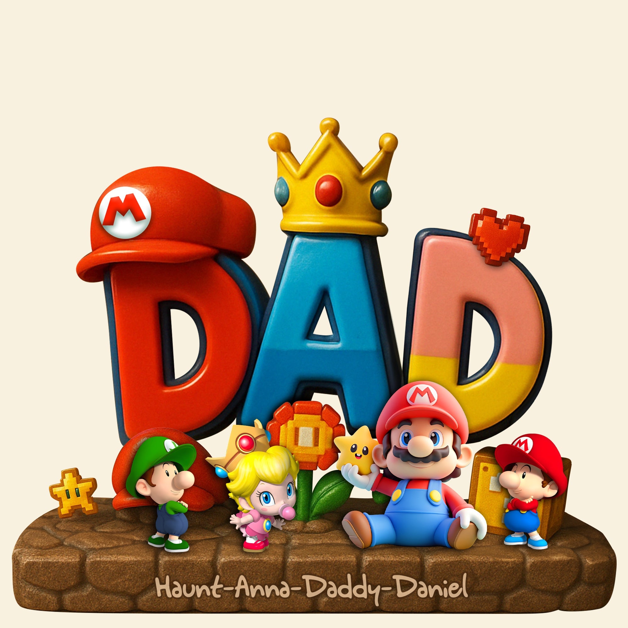 Adventure Awaits with Daddy - Personalized Acrylic Plaque, Perfect Gift for Dad and Grandpa Shaped Plaques PopCulturePrints