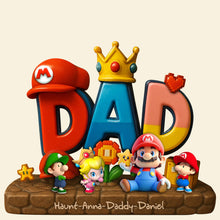 Load image into Gallery viewer, Adventure Awaits with Daddy - Personalized Acrylic Plaque, Perfect Gift for Dad and Grandpa Shaped Plaques PopCulturePrints
