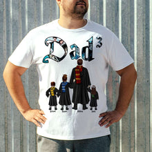 Load image into Gallery viewer, Personalized Wizard Family Dad T-Shirt
