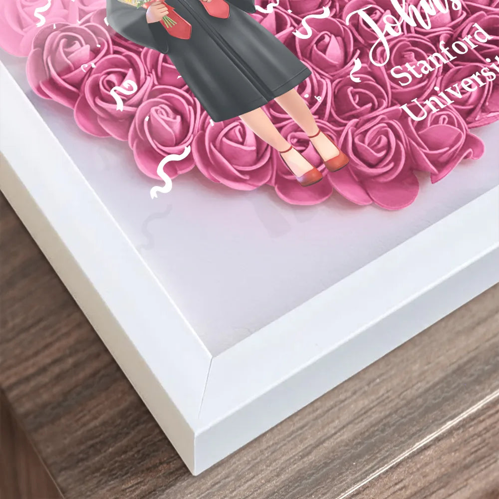 You Believed You Could So You Did - Personalized Mug for Your Daughter Flower Shadow Box PopCulturePrints