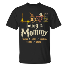 Load image into Gallery viewer, Harry Potter-Themed Personalized Mommy T-Shirt
