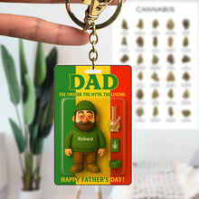 Load image into Gallery viewer, “The Smoker. The Myth. The Legend.” - Custom Acrylic Keychain | Perfect Gift for Dads and Grandpas Keychains PopCulturePrints
