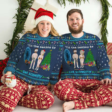 Load image into Gallery viewer, Personalized Couple's Christmas Sweater | Fun Festive Holiday Wear | Valentine's Day Gifts Ugly Christmas Sweater PopCulturePrints
