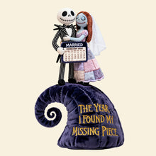 Load image into Gallery viewer, “Together Forever, In Every Way” - Personalized Spooky Married Couple Pillow - Unique Gift for Couples, Newlyweds, and Halloween Enthusiasts Pillow PopCulturePrints
