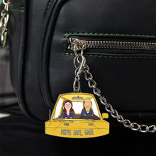 Load image into Gallery viewer, Unique Personalized Couple Keychain - Drive Safe Custom Gift | Perfect for Every Occasion | Valentine&#39;s Day Gifts Keychains PopCulturePrints
