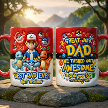 Load image into Gallery viewer, Best Dad Ever - No.1 Trainer Ceramic Mug, Personalized Gift for Dad Coffee Mug PopCulturePrints
