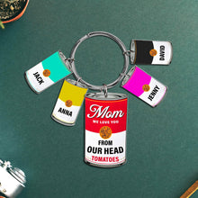 Load image into Gallery viewer, Mom, We Love You! Personalized Keychain - Unique Gift for Mom, Grandma, and Loved Ones Keychains PopCulturePrints
