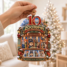 Load image into Gallery viewer, “Anyone Can Be Anything” - 10th Anniversary Zootopia Acrylic Ornament - Personalized Gift for Fans and Collectors
