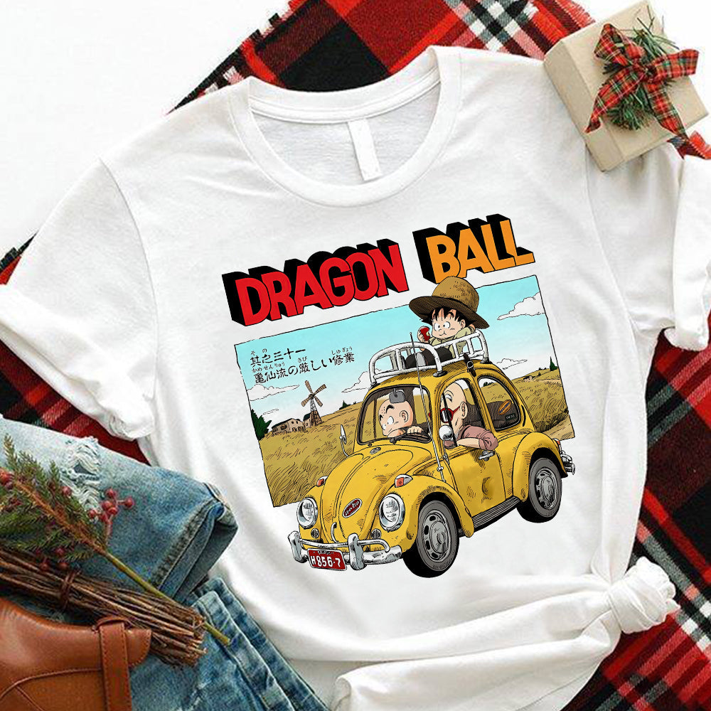 Vintage Dragon Trail Adventure Shirt for Anime Enthusiasts