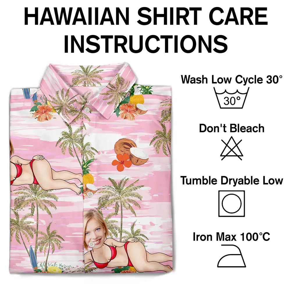 “Make a Splash with Custom Fun!” - Personalized Tropical Hawaiian Shirt - Gift for Friends and Family Hawaiian Shirt PopCulturePrints