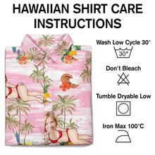 Load image into Gallery viewer, “Make a Splash with Custom Fun!” - Personalized Tropical Hawaiian Shirt - Gift for Friends and Family Hawaiian Shirt PopCulturePrints
