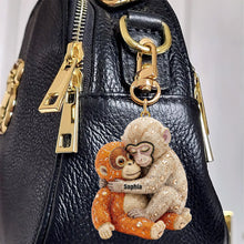 Load image into Gallery viewer, Monkey Punch Keychain - Personalized Gift for Animal Lovers! Keychains PopCulturePrints
