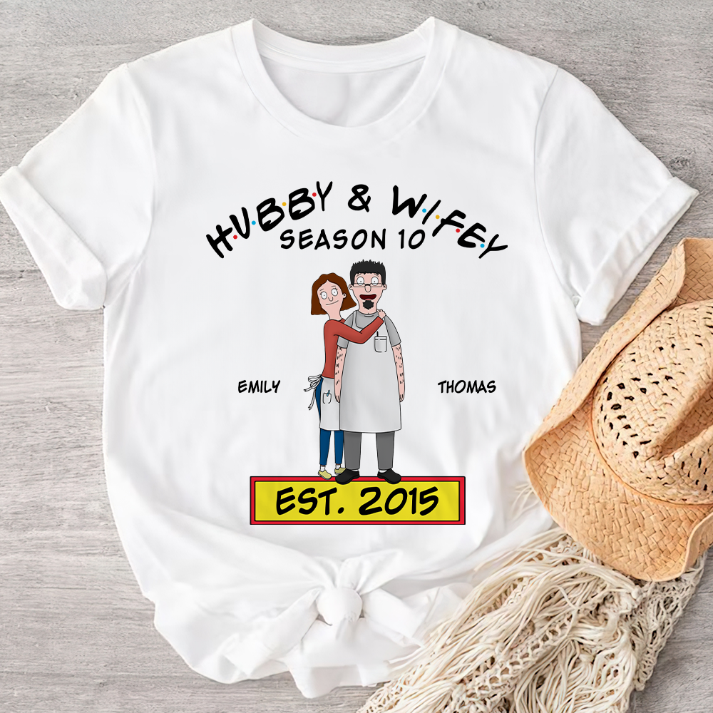 Personalized Husband & Wife Sweatshirt - Unique Anniversary & Valentine's Day Gifts Shirts PopCulturePrints