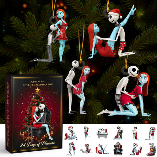 “Celebrate Love & Mischief This Christmas” - Personalize Your Advent Calendar Blind Box - Perfect Gift for Couples Advent Calendar PopCulturePrints