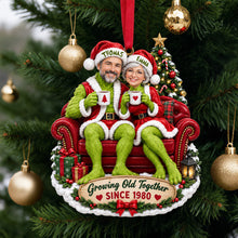 Load image into Gallery viewer, “Growing Old Together” - Cheeky Couple Christmas Ornament | Personalized Custom Gift for Couples
