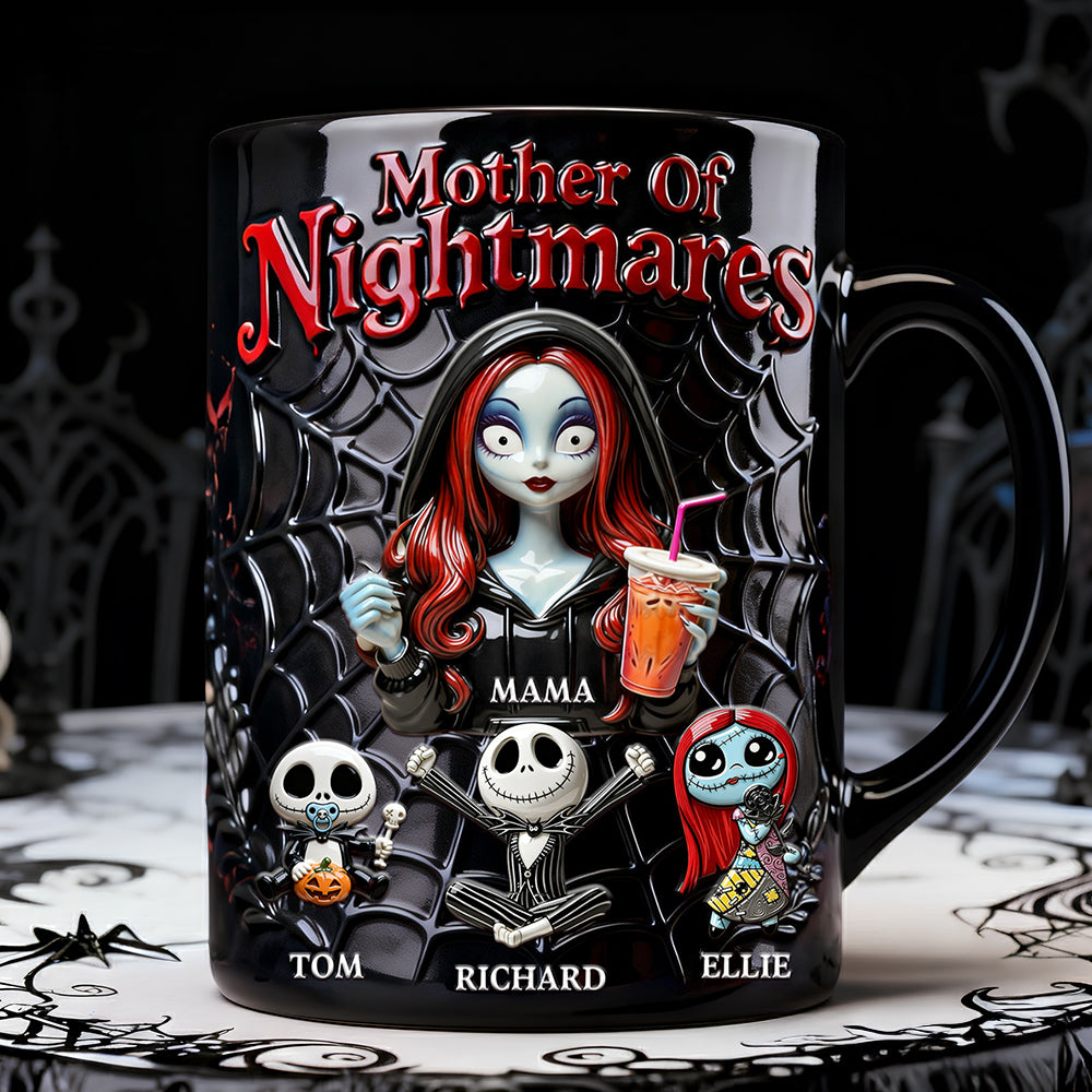 "Embrace the Spooky Spirit!" - Spooky Coffee Accent Mug - Personalized Gifts for Moms & Grandmas Coffee Mug PopCulturePrints