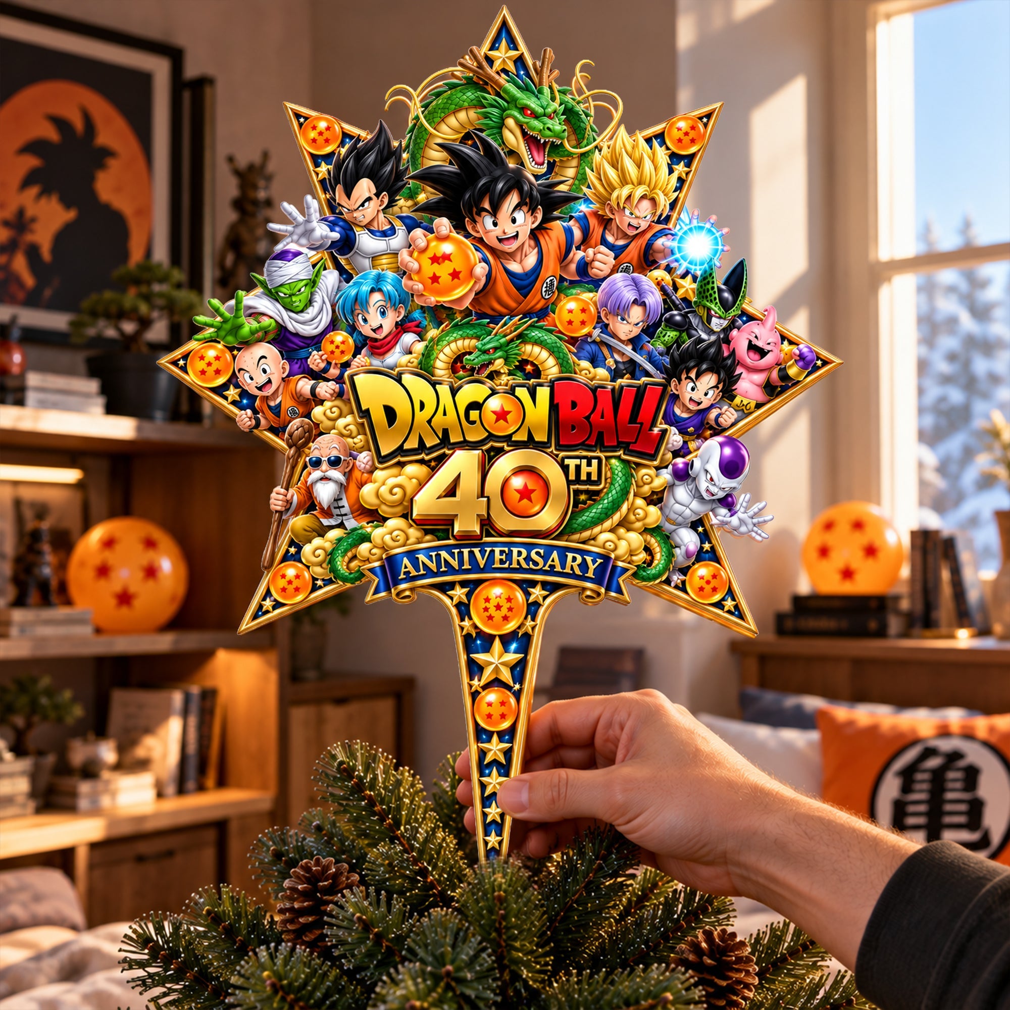 40th Anniversary Legend Acrylic Christmas Tree Topper - Personalized Gifts For Christmas 13ohlu081026 Ornament PopCulturePrints