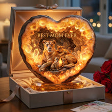Load image into Gallery viewer, Best Lion Mom Ever - Personalized Acrylic Light Box for Mother's Day Gifts Light Box PopCulturePrints

