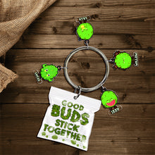 Load image into Gallery viewer, Personalized Funny Keychain Gift with Buddies Charms Keychains PopCulturePrints
