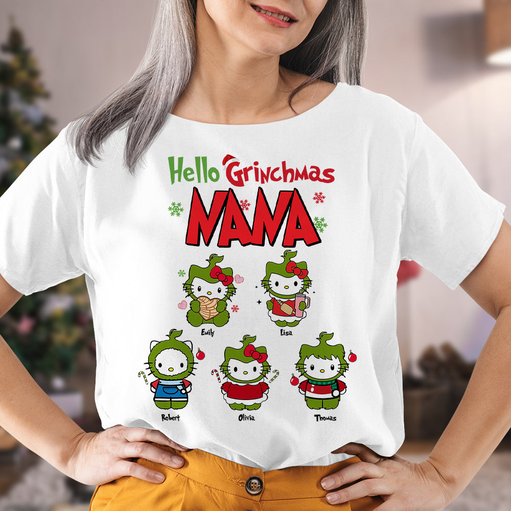 Personalized Grinch Grandma and Mom Christmas Sweater