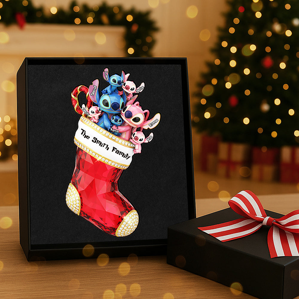 “Celebrate Your Family's Unity” - Personalized Stocking Family Ornament - Unique Custom Gift for Everyone Ornament PopCulturePrints