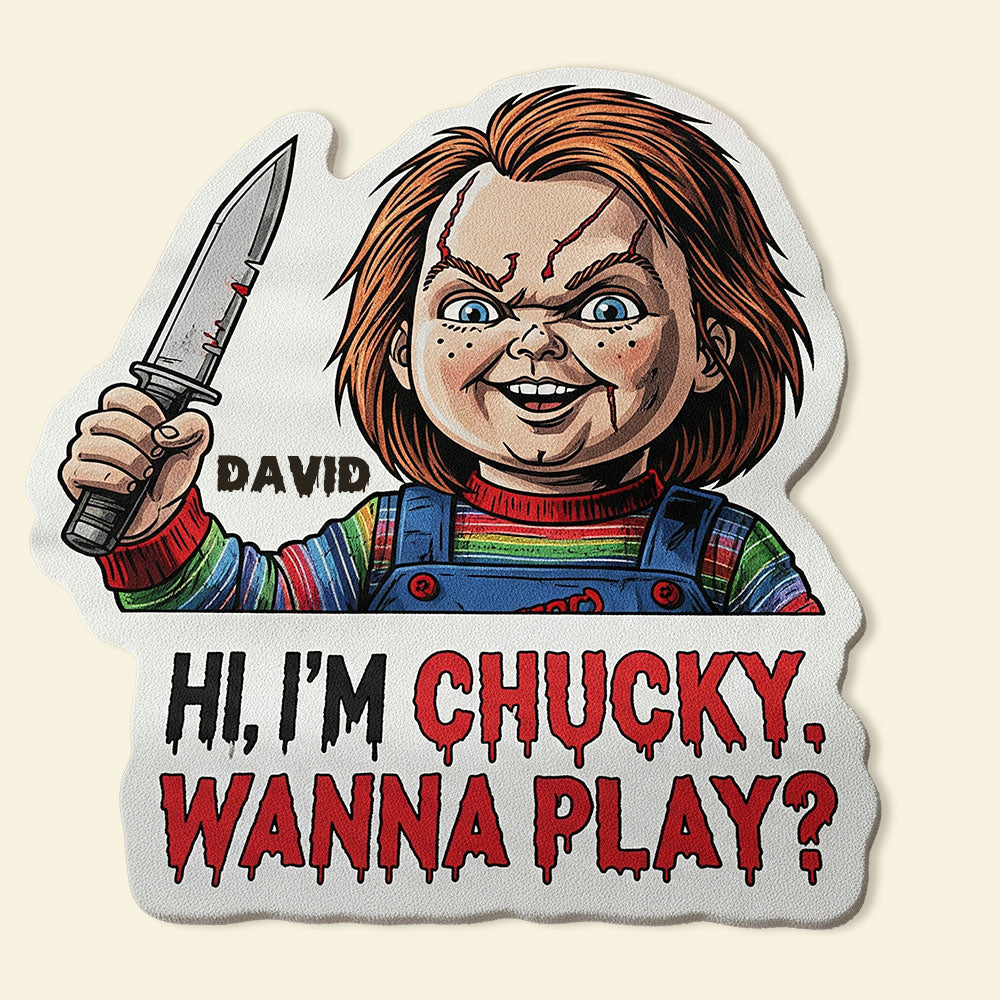 “They All Float Down Here” - Customized Horror Character Doormat - Unique Gift for Horror Lovers Doormat PopCulturePrints