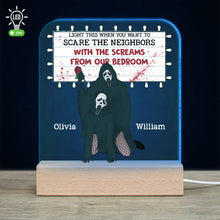 Load image into Gallery viewer, Personalized Horror Romance LED Light - Movie Fan Gift for Valentine's Day Gifts Led Night Light PopCulturePrints

