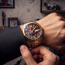 Load image into Gallery viewer, "Embrace Your Childhood Dreams with Every Tick" - Custom Childhood Hero Men's Watch - Personalized Gifts for Fans
