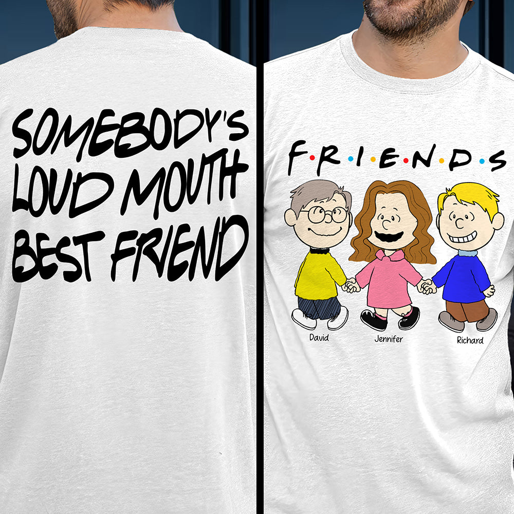Personalized Friends Tee - Best Friend Shirt Shirts PopCulturePrints