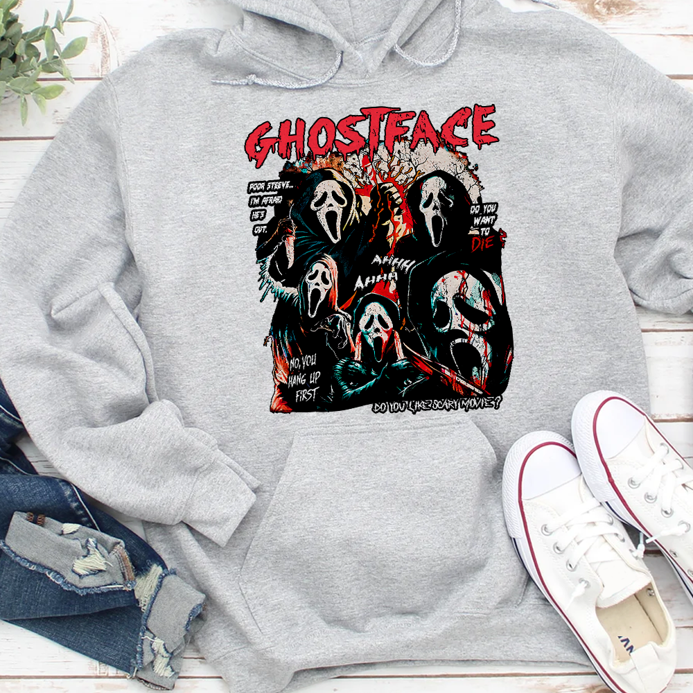 Halloween Ghostface Scream Fan Shirt