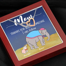 Load image into Gallery viewer, Personalized Mom Necklace with Heartfelt Message Jewelry PopCulturePrints
