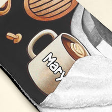 Load image into Gallery viewer, Personalized Sleep Blanket for Couples - Cozy Cartoon Design Blanket PopCulturePrints
