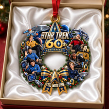 Load image into Gallery viewer, "Celebrate 60 Years of Adventure!" - Personalized 60th Anniversary Universe Ornament - Unique Gift for Star Trek Fans, Family, and Friends
